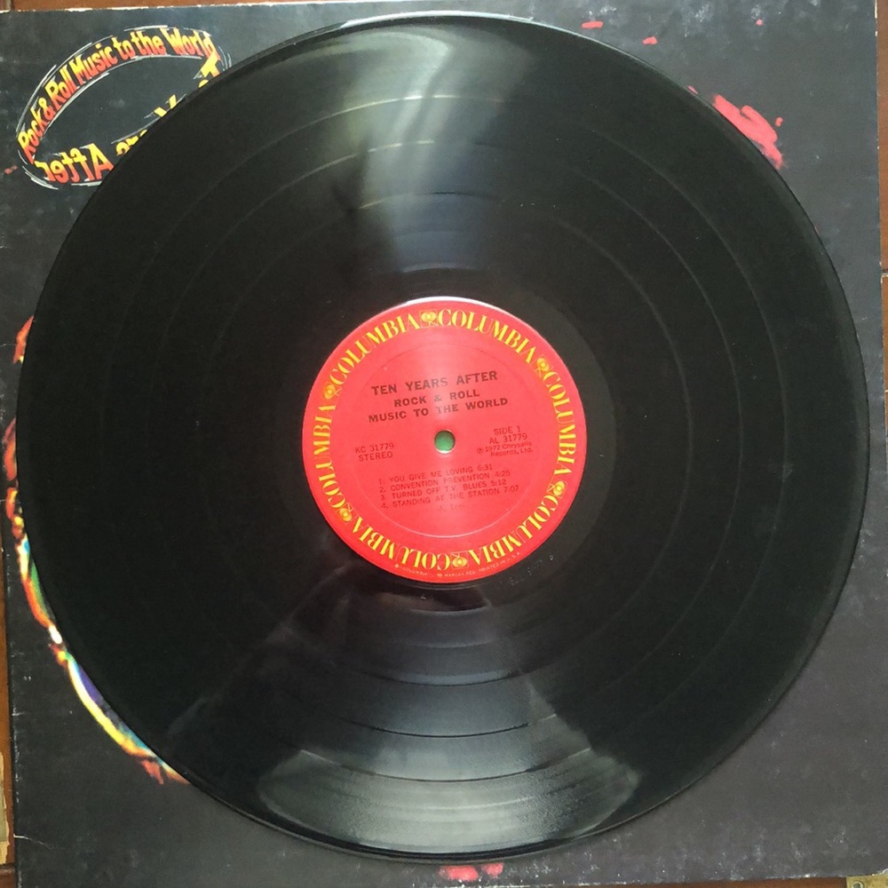 Ten Years After Rock & Roll Music To The World Vinyl Lp '72 - Picture 5 of 7